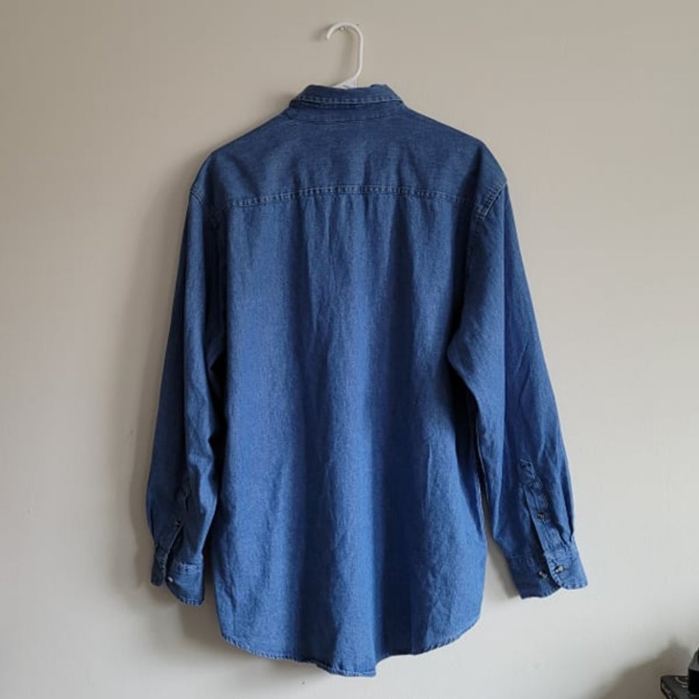 Long Sleeve Denim Shirt - Picture 4 of 8